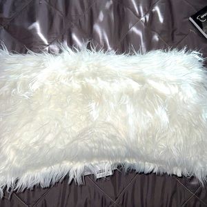 White Throw Pillow